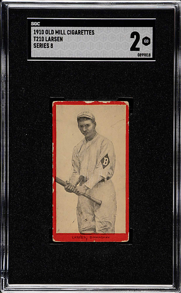 1910 T210 Old Mill Tobacco "Series 8" Andrew Larsen SGC GOOD 2