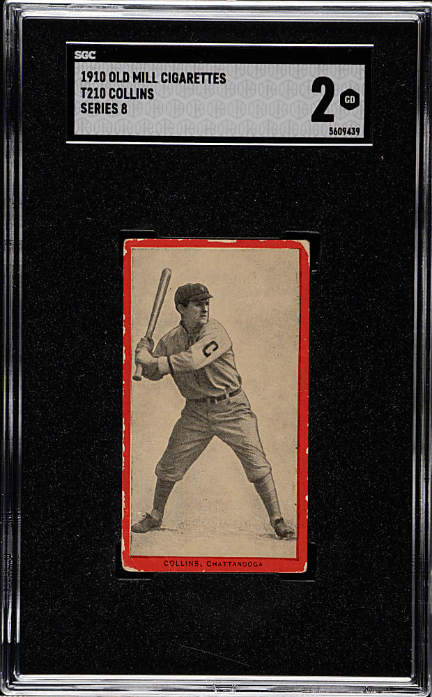 1910 T210 Old Mill Tobacco "Series 8" Joe Collins SGC GOOD 2