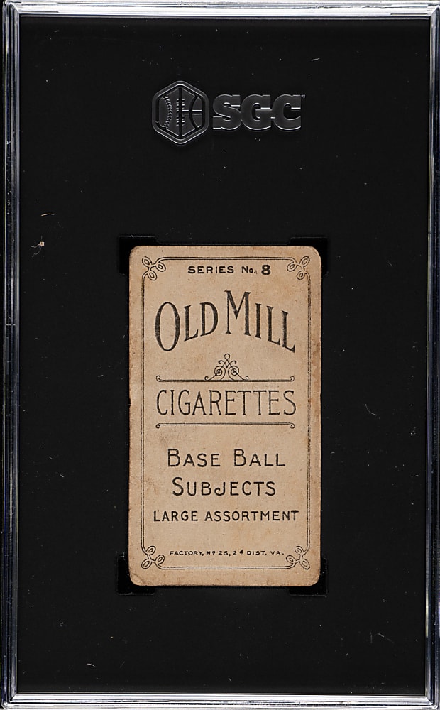 1910 T210 Old Mill Tobacco "Series 8" Roy Moran SGC GOOD 2