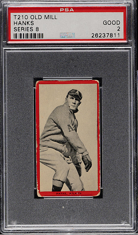1910 T210 Old Mill Tobacco "Series 8" Hanks PSA GOOD 2