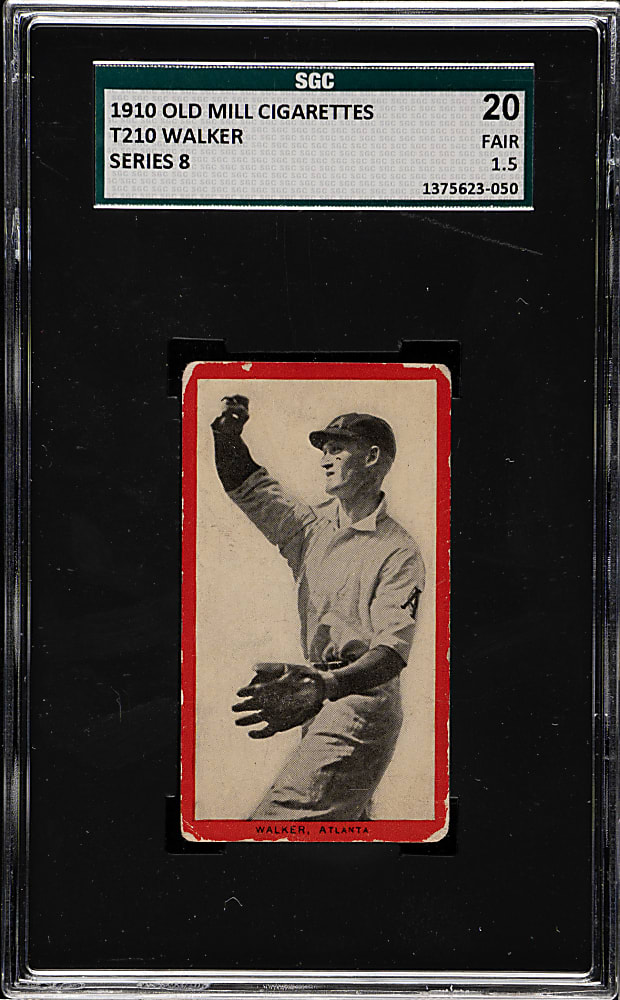 1910 T210 Old Mill Tobacco "Series 8" Scott Walker SGC FAIR 20