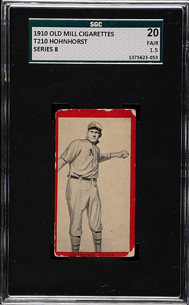 1910 T210 Old Mill Tobacco "Series 8" Eddie Hohnhorst SGC FAIR 20