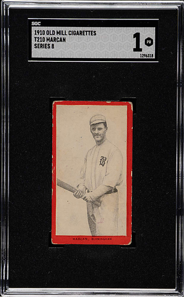 1910 T210 Old Mill Tobacco "Series 8" Art Marcan SGC POOR 1