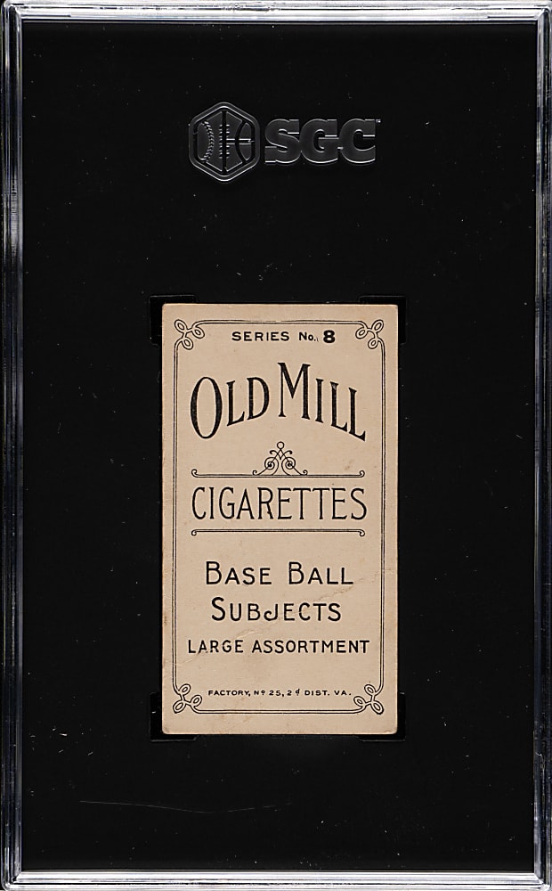 1910 T210 Old Mill Tobacco "Series 8" George Bittroff SGC POOR 1