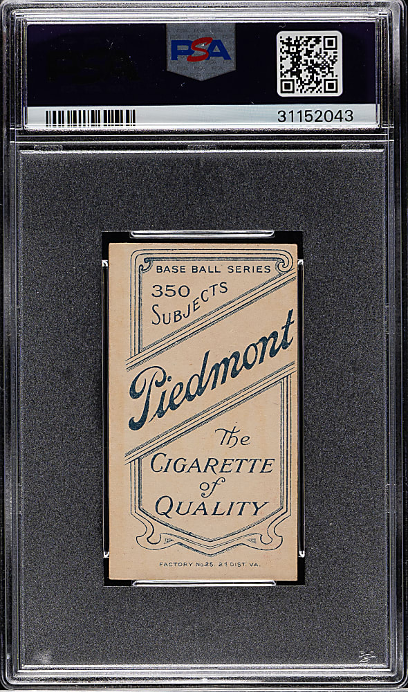 1909-1911 T206 White Border Cecil Ferguson PSA EX-MT 6