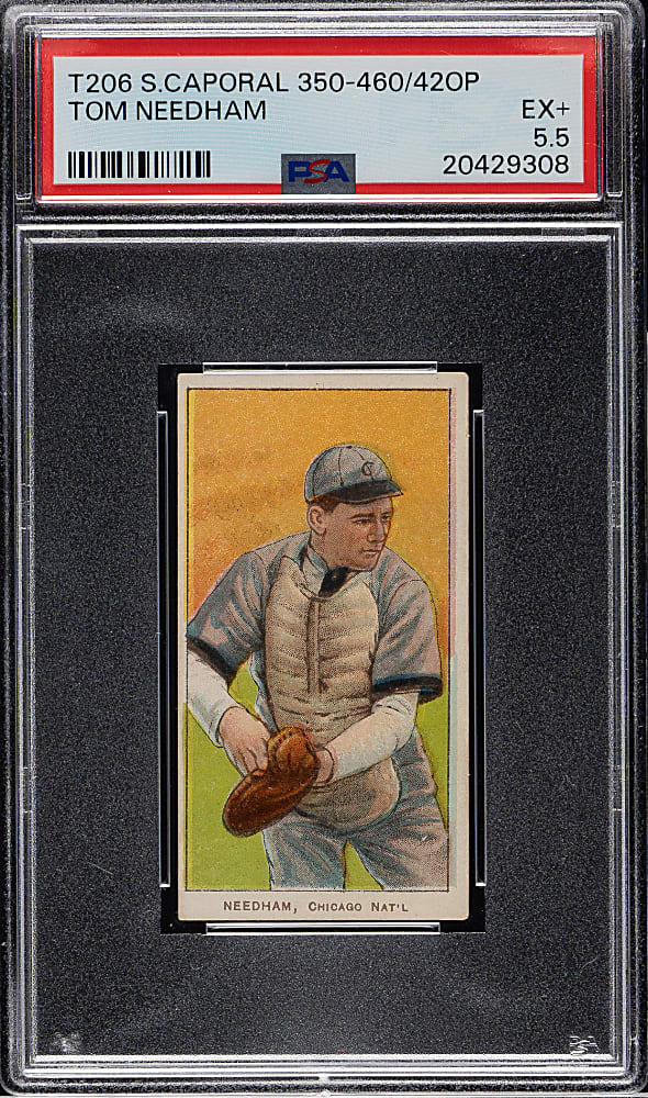 1909-1911 T206 White Border Tom Needham PSA EX+ 5.5