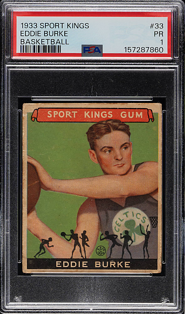 1933 R338 Sport Kings #33 Eddie Burke PSA POOR 1