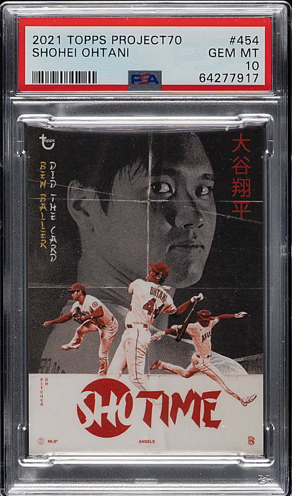 2021 Topps Project 70 #454 Shohei Ohtani PSA GEM MINT 10