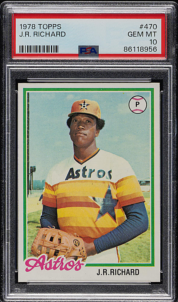 1978 Topps #470 J. R. Richard PSA GEM MINT 10