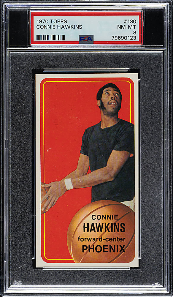 1970-1971 Topps Basketball #130 Connie Hawkins PSA NM-MT 8