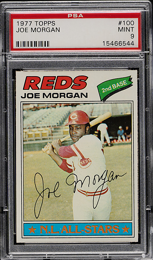 1977 Topps #100 Joe Morgan PSA MINT 9