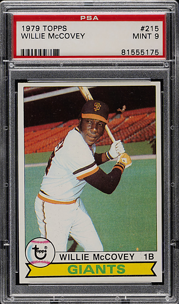 1979 Topps #215 Willie McCovey PSA MINT 9