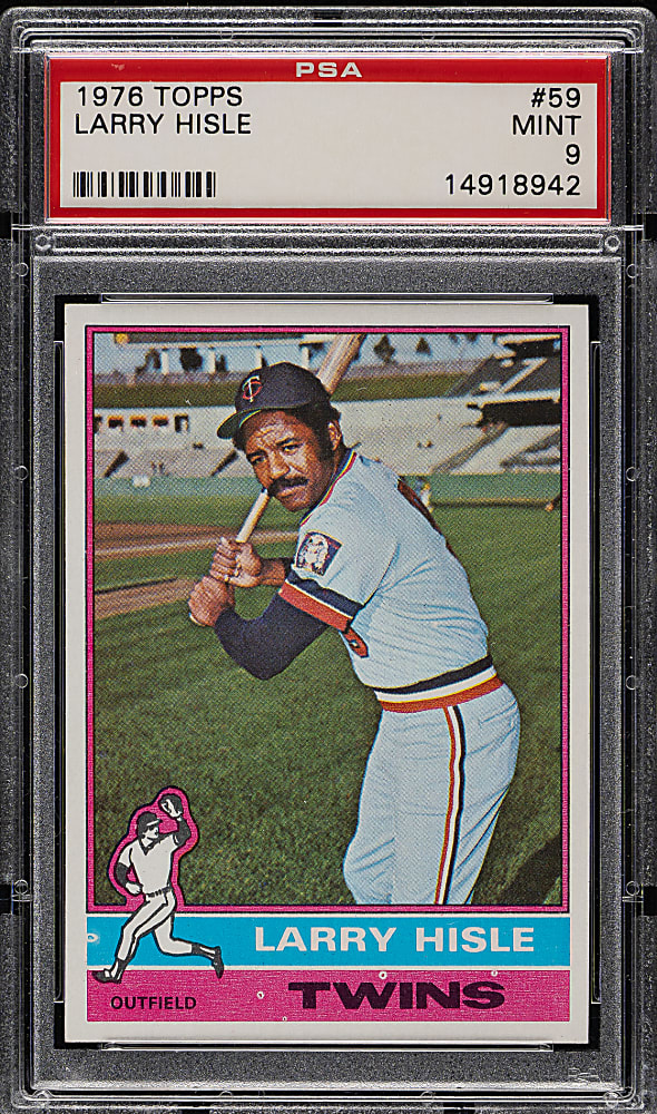 1976 Topps #59 Larry Hisle PSA MINT 9