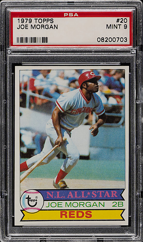 1979 Topps #20 Joe Morgan PSA MINT 9