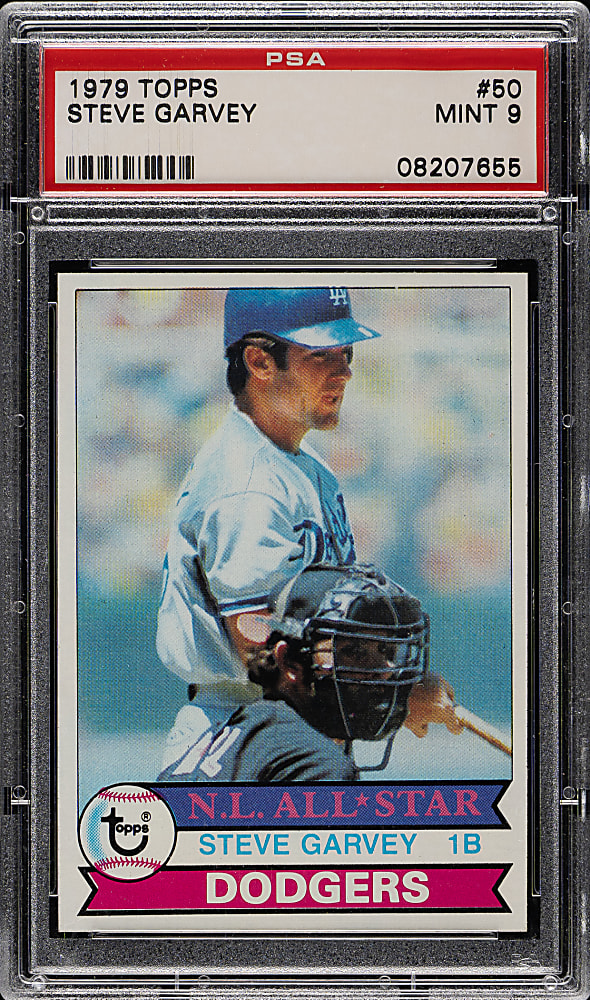1979 Topps #50 Steve Garvey PSA MINT 9