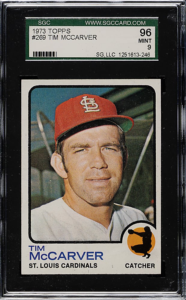 1973 Topps #269 Tim McCarver SGC MINT 96