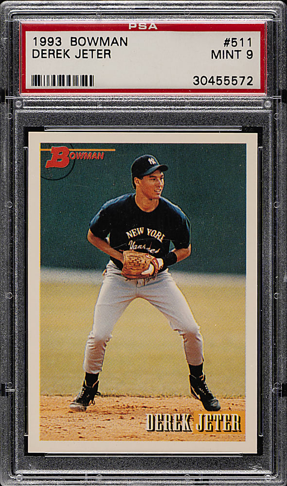 1993 Bowman #511 Derek Jeter Rookie PSA MINT 9
