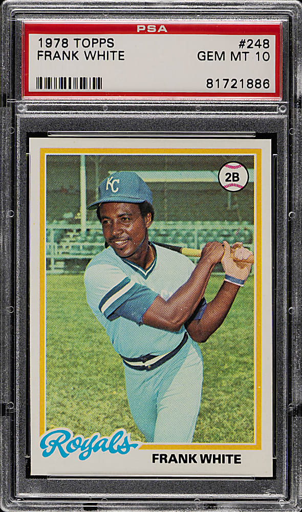1978 Topps #248 Frank White PSA GEM MINT 10