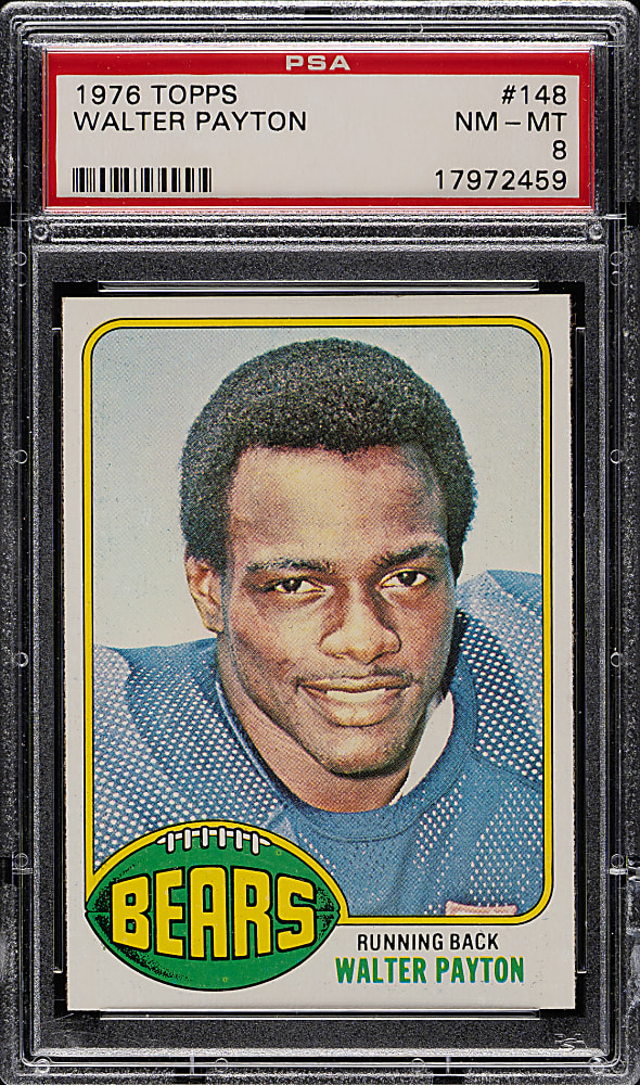 1976 Topps Football #148 Walter Payton Rookie PSA NM-MT 8