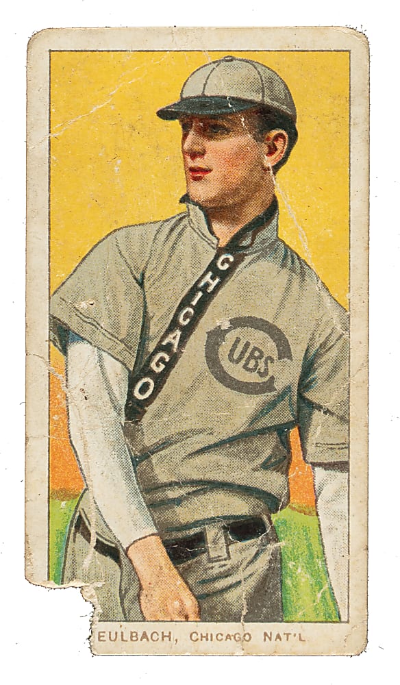 1909-1911 T206 White Border Ed Reulbach No Glove Showing - Piedmont "Factory 42" Back