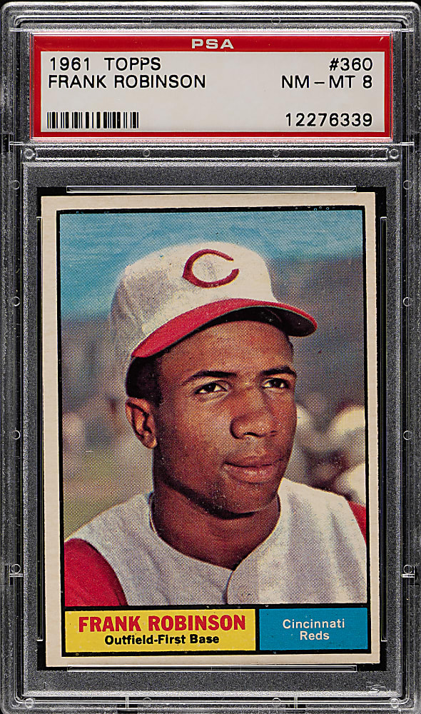 1961 Topps #360 Frank Robinson PSA NM-MT 8