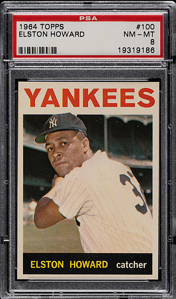 1964 Topps #100 Elston Howard PSA NM-MT 8
