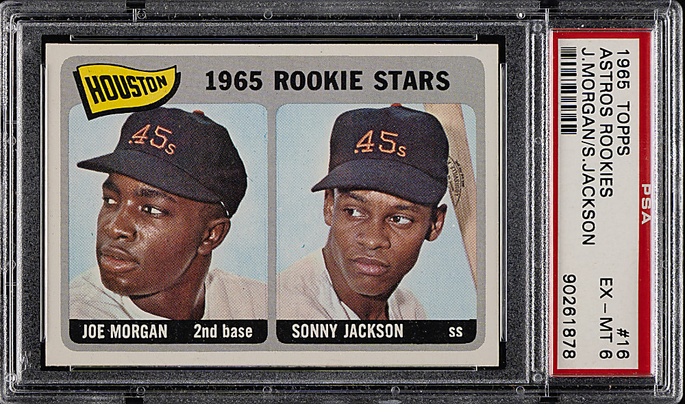 1965 Topps #16 Joe Morgan Rookie PSA EX-MT 6