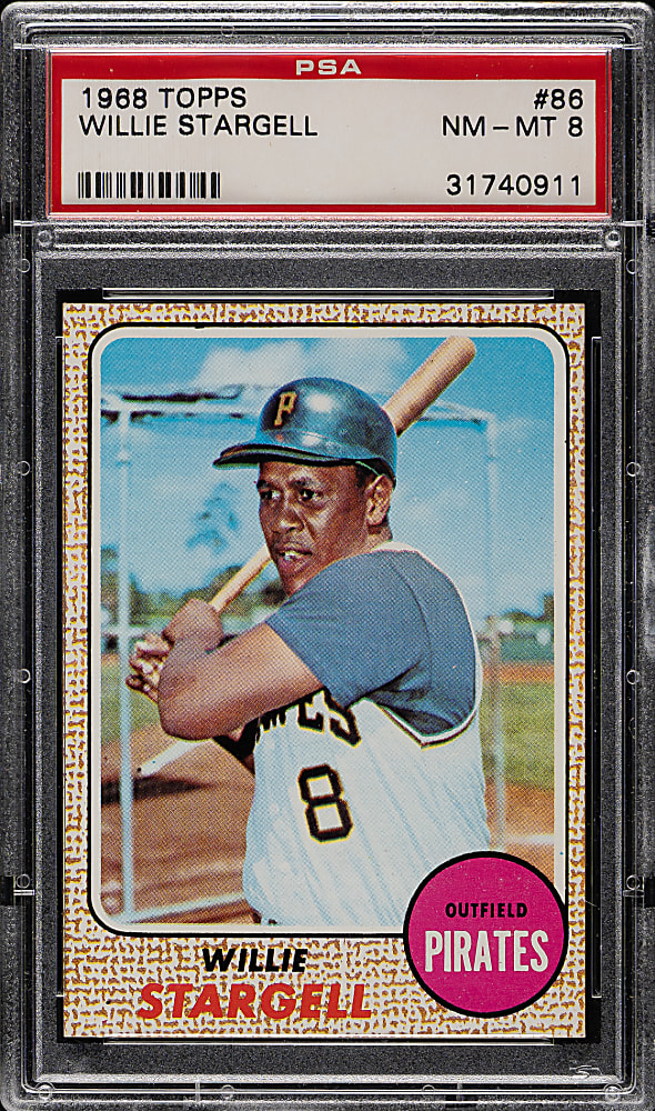 1968 Topps #86 Willie Stargell PSA NM-MT 8