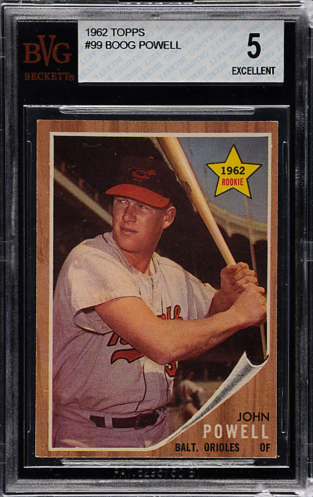 1962 Topps #99 John Powell Rookie BVG EX 5