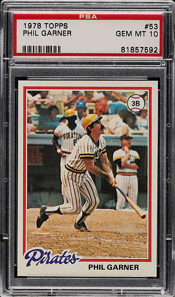 1978 Topps #53 Phil Garner PSA GEM MINT 10