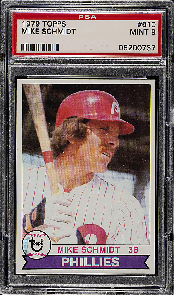 1979 Topps #610 Mike Schmidt PSA MINT 9