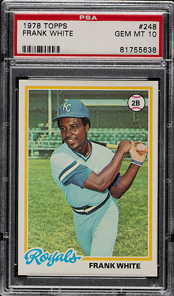 1978 Topps #248 Frank White PSA GEM MINT 10