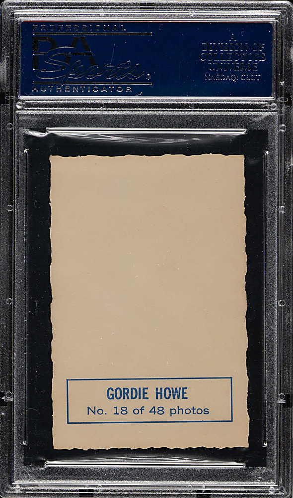 1970-1971 O-Pee-Chee Hockey Deckle Edge #18 Gordie Howe PSA EX 5