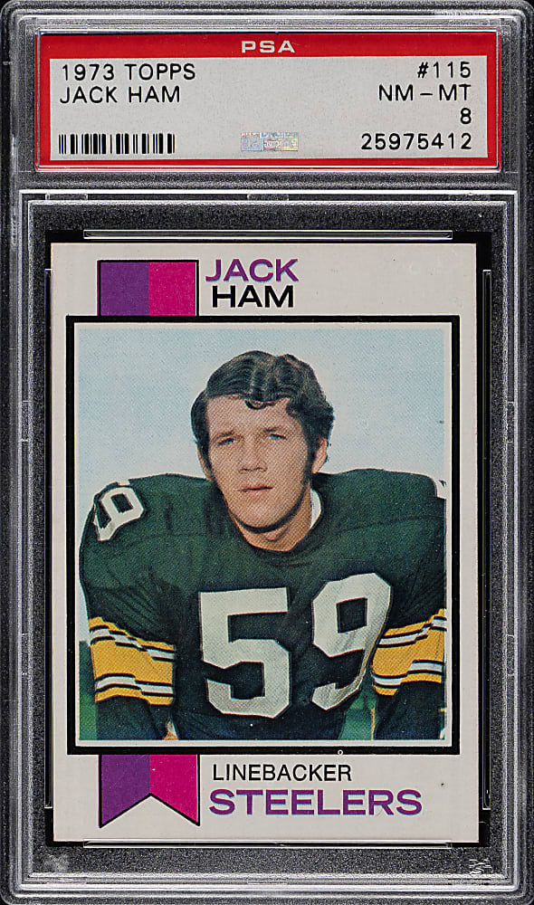 1973 Topps Football #115 Jack Ham Rookie PSA NM-MT 8