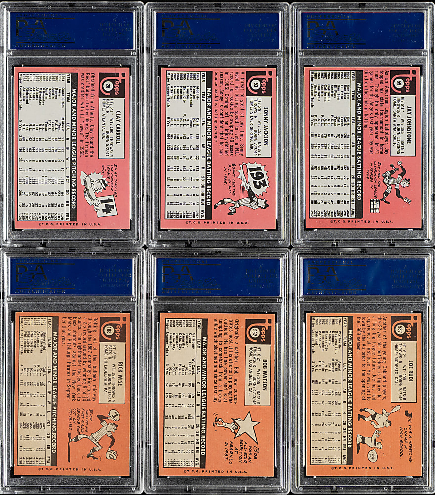 1969 Topps PSA NM-MT 8 Collection (6)