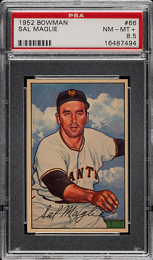 1952 Bowman #66 Sal Maglie PSA NM-MT+ 8.5