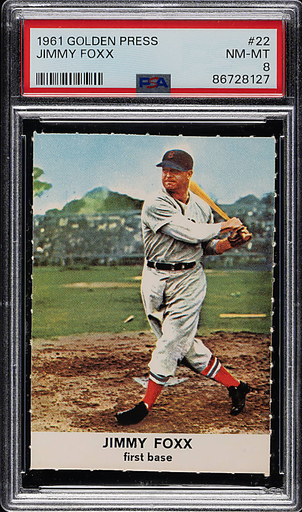 1961 Golden Press #22 Jimmy Foxx PSA NM-MT 8