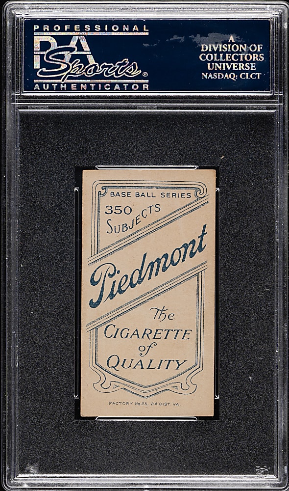 1909-1911 T206 White Border Frank Oberlin PSA EX-MT 6