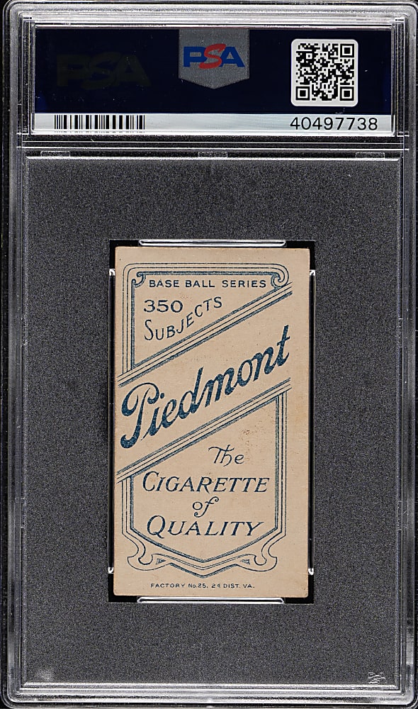 1909-1911 T206 White Border Art Fletcher PSA EX-MT 6