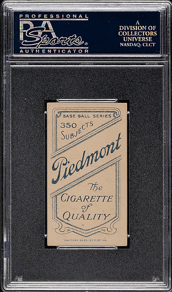 1909-1911 T206 White Border Lou Fiene Throwing PSA EX-MT 6