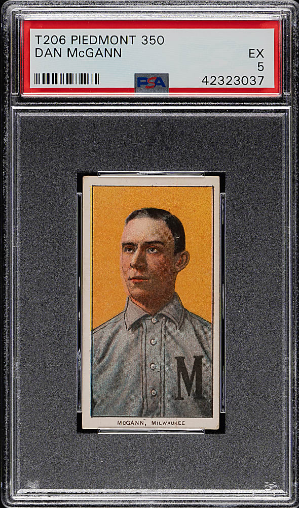 1909-1911 T206 White Border Dan McGann PSA EX 5