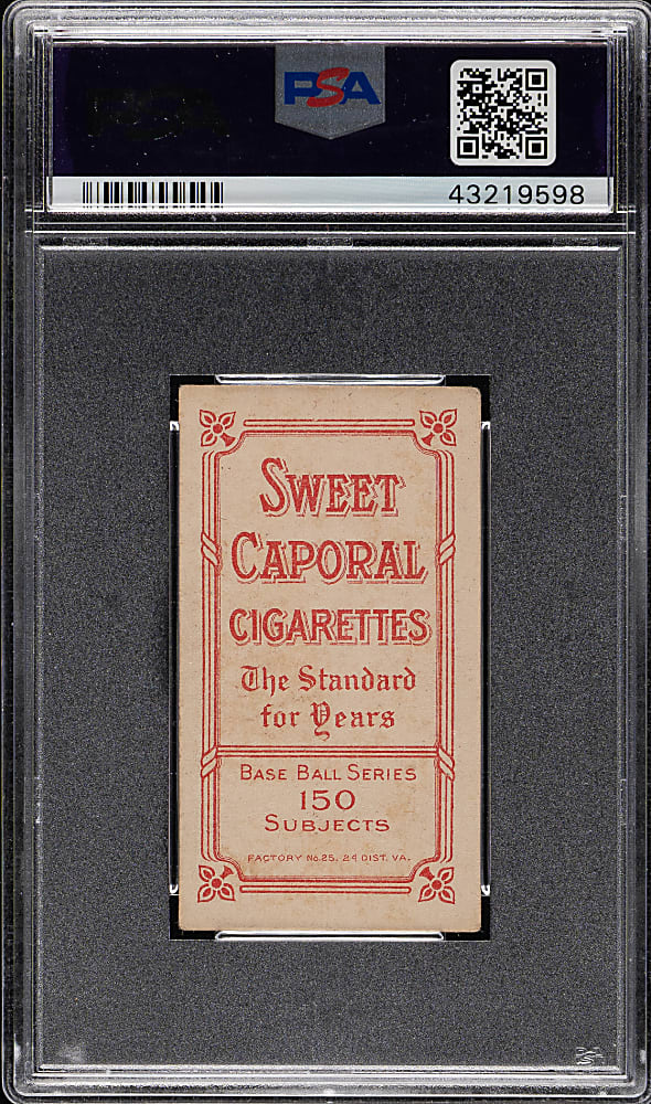 1909-1911 T206 White Border Vic Willis Portrait PSA VG-EX 4