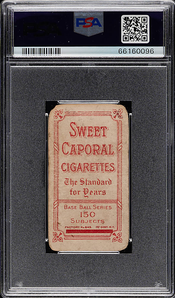 1909-1911 T206 White Border Roger Bresnahan Portrait PSA POOR 1