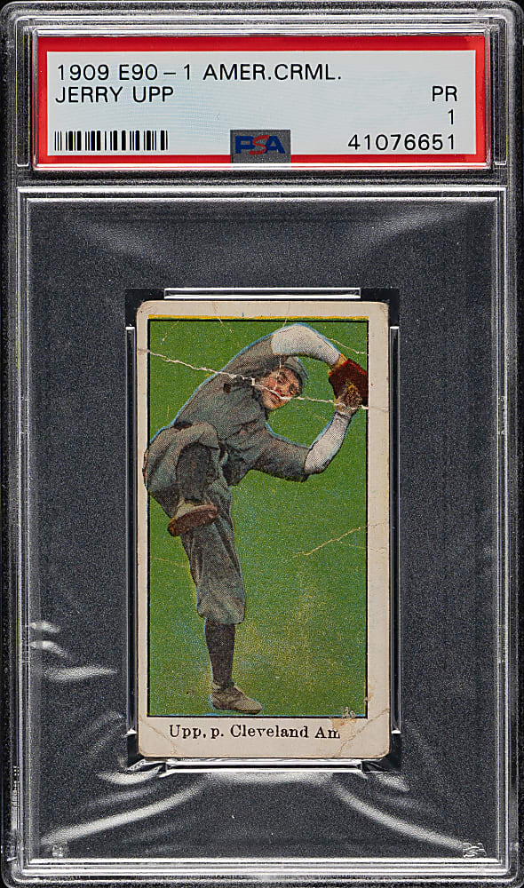1909-1911 E90-1 American Caramel Jerry Upp PSA POOR 1