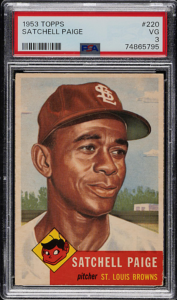 1953 Topps #220 Satchel Paige PSA VG 3