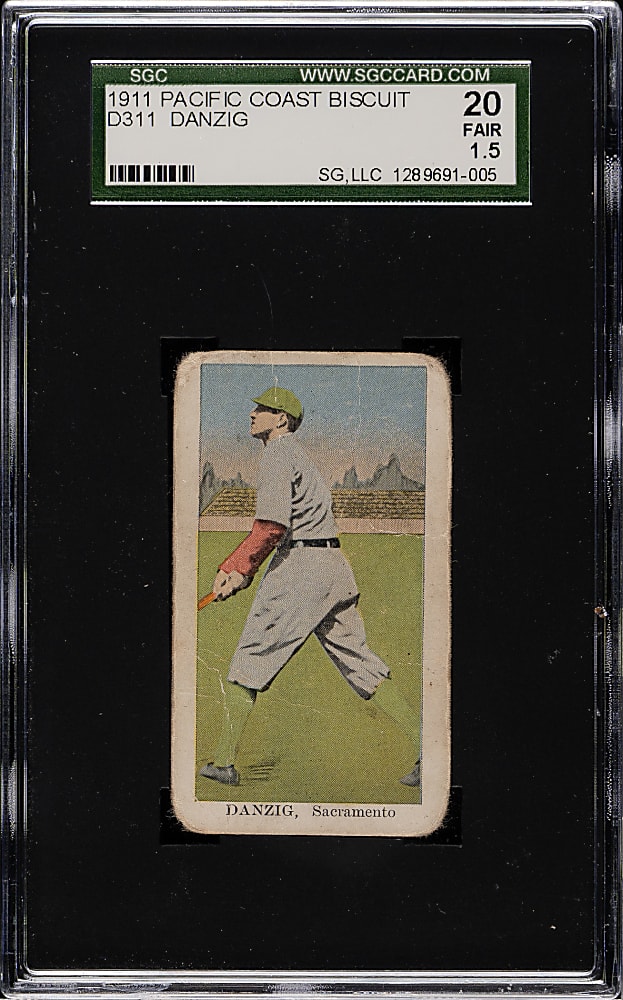 1911 D311 Pacific Coast Biscuit Babe Danzig SGC FAIR 20