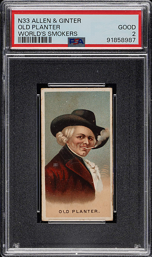 1888 N33 Allen & Ginter "World's Smokers" Old Planter PSA GOOD 2