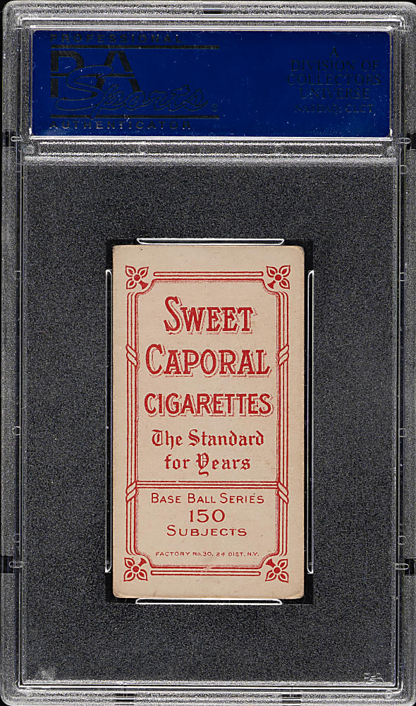 1909-1911 T206 White Border Kid Elberfeld Portrait New York PSA VG-EX 4