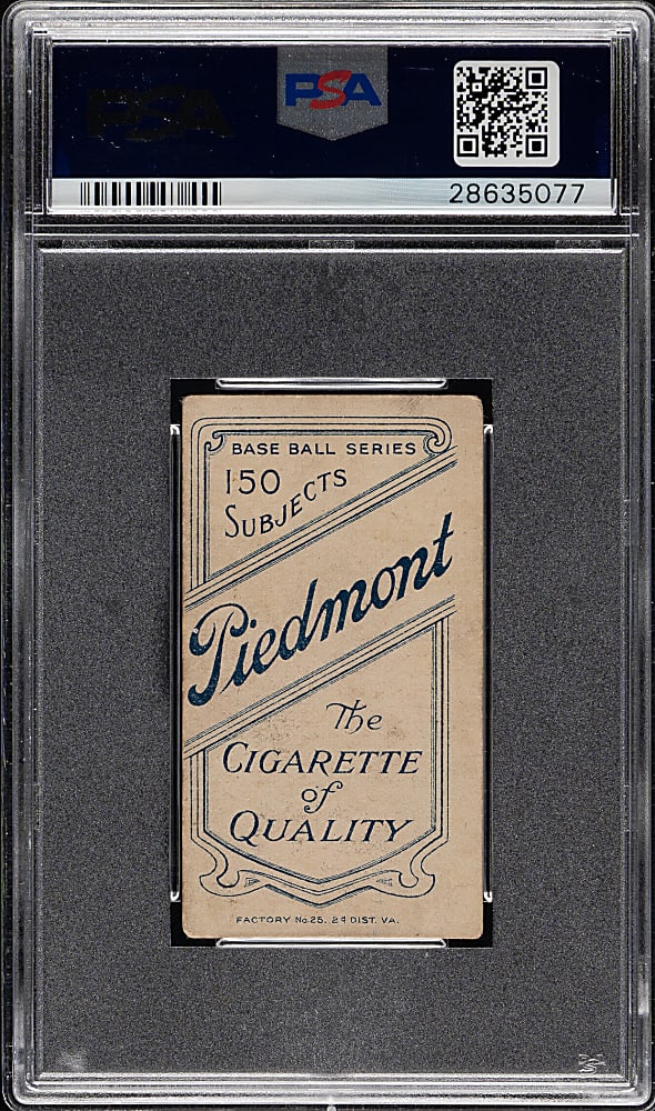 1909-1911 T206 White Border Bobby Wallace PSA VG+ 3.5