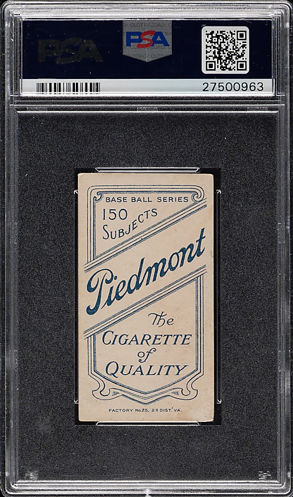 1909-1911 T206 White Border George Davis PSA VG 3